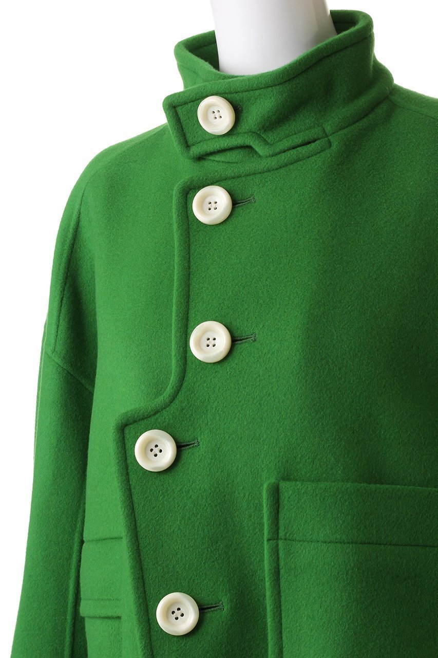 【ナゴンスタンス/nagonstans】のWOダブルフェイス アシンメトリー Short Coat/コート 人気、トレンドファッション・服の通販 founy(ファニー) 　ファッション　Fashion　レディースファッション　Fashion for Women　アウター　Coat / Outerwear Collection　コート・ロングコート・ピーコート　Long Coats, Peacoats & More　おすすめ　Recommended / Our Picks　アシンメトリー　Asymmetrical Style　ショート　Short, Short Length　ダブル　Double, Double-Breasted　フェイス　Face, Facial Design　ポケット　Pocket, Pocket Detail　エレガント 上品　Elegant　other-5|ID: prp329100004899142 ipo3291000000036654186