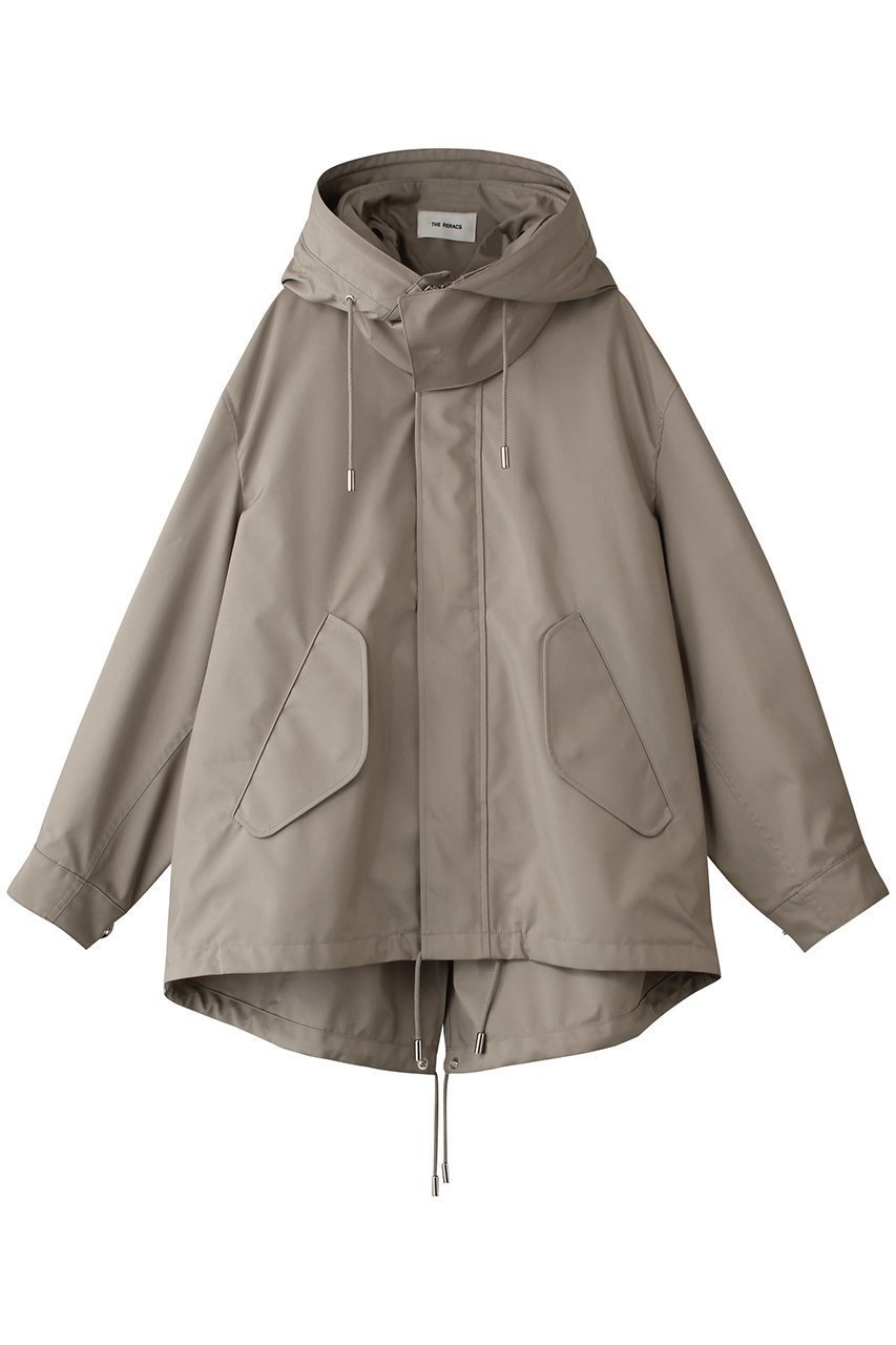 【ザ リラクス/THE RERACS】のルーズモッズコート 2nd インテリア・キッズ・メンズ・レディースファッション・服の通販 founy(ファニー) 　ファッション　Fashion　レディースファッション　Fashion for Women　アウター　Coat / Outerwear Collection　コート・ロングコート・ピーコート　Long Coats, Peacoats & More　モッズコート・ミリタリー風アウター　Mods & Field Coats　ショート　Short, Short Length　スタイリッシュ　Stylish, Fashionable　モッズコート　Mods Coat, Military Parka　人気　Popular, Best Seller　定番　Standard, Basic Item　グレージュ|ID: prp329100004899147 ipo3291000000036654315