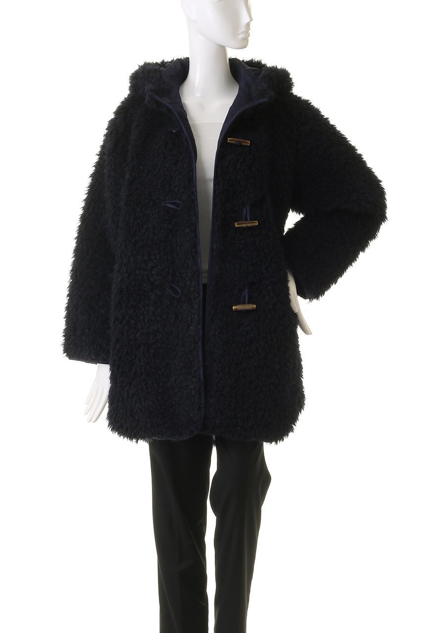 【スリー ドッツ/three dots】のエコペルファーモンスターダッフルコート 人気、トレンドファッション・服の通販 founy(ファニー) 　ファッション　Fashion　レディースファッション　Fashion for Women　アウター　Coat / Outerwear Collection　コート・ロングコート・ピーコート　Long Coats, Peacoats & More　ダッフルコート　Duffle Coats　ショート　Short, Short Length　シンプル　Simple, Minimal　ダッフルコート　Duffle Coat, Toggle Coat　フェイクファー　Faux Fur, Imitation Fur　モコモコ　Fuzzy, Fluffy　ラグジュアリー　Luxury, Elegant　other-7|ID: prp329100004899155 ipo3291000000036654402