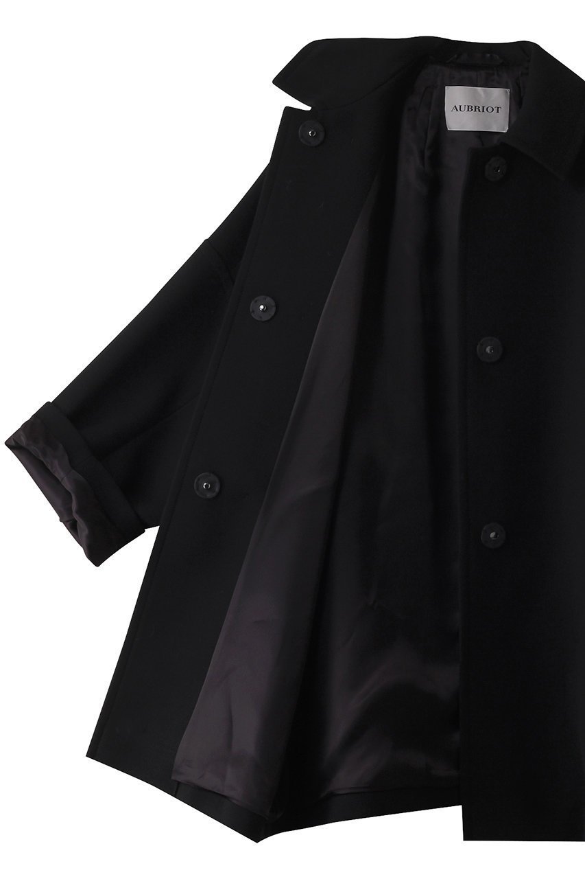 【オブリオ/AUBRIOT】のシングルブレストショートコート 人気、トレンドファッション・服の通販 founy(ファニー) 　ファッション　Fashion　レディースファッション　Fashion for Women　アウター　Coat / Outerwear Collection　コート・ロングコート・ピーコート　Long Coats, Peacoats & More　イタリア　Italy　クラシック　Classic, Timeless Style　コンパクト　Compact, Small Size　ショート　Short, Short Length　スリーブ　Sleeve, Long Sleeve / Short Sleeve　ダブル　Double, Double-Breasted　モダン　Modern, Contemporary　ワイド　Wide, Wide Fit　エレガント 上品　Elegant　今季　This Season, Current Season　other-6|ID: prp329100004899158 ipo3291000000036654448