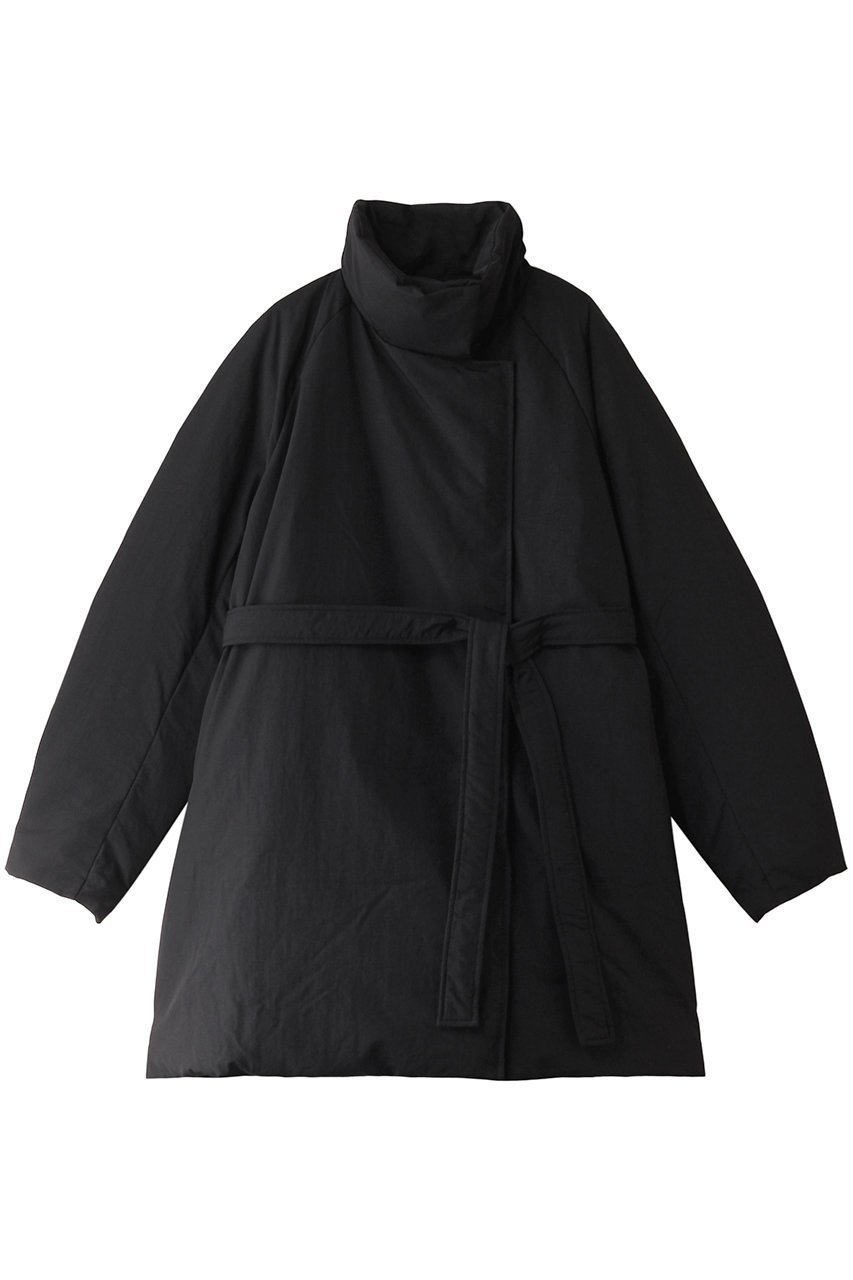 【ミディウミソリッド/MIDIUMISOLID】のstandcollar down coat コート インテリア・キッズ・メンズ・レディースファッション・服の通販 founy(ファウニー) 　ファッション　Fashion　レディースファッション　Fashion for Women　アウター　Coat / Outerwear Collection　コート・ロングコート・ピーコート　Long Coats, Peacoats & More　ダウンジャケット・軽量ダウン　Warm & Lightweight Down Jackets　スタンド　Stand Collar, Upright Stand　ダウン　Down, Puffer　フレア　Flare, Flared　エレガント 上品　Elegant　black|ID: prp329100004899160 ipo3291000000036654472