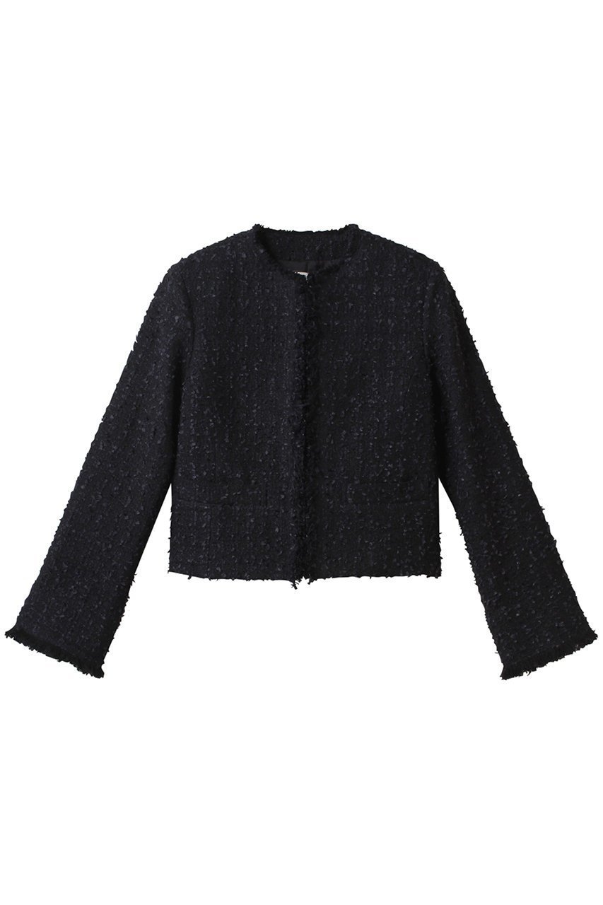 【サードマガジン/THIRD MAGAZINE】の#12 JACKET トゥエルブジャケット インテリア・キッズ・メンズ・レディースファッション・服の通販 founy(ファニー) 　ファッション　Fashion　レディースファッション　Fashion for Women　アウター　Coat / Outerwear Collection　レディースジャケット・軽アウター　Jackets　おすすめ　Recommended / Our Picks　エレガント 上品　Elegant　ジャケット　Jacket, Outerwear　スリーブ　Sleeve, Long Sleeve / Short Sleeve　ツイード　Twill, Twill Weave　デニム　Denim, Jeans Material　ロング　Long, Long-Length　ネイビー|ID: prp329100004899172 ipo3291000000036654588