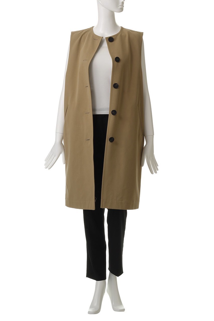 【オブリオ/AUBRIOT】のコットンチノ ロングジレ 人気、トレンドファッション・服の通販 founy(ファニー) ファッション Fashion レディースファッション Fashion for Women アウター Coat / Outerwear Collection レディースジャケット・軽アウター Jackets ジャケット Jacket, Outerwear ドレープ Drape, Draping Fabric フォルム Silhouette, Form フロント Front, Front Design ベスト Vest, Waistcoat モダン Modern, Contemporary ヴィンテージ Vintage Style other-7|ID: prp329100004899174 ipo3291000000036654608