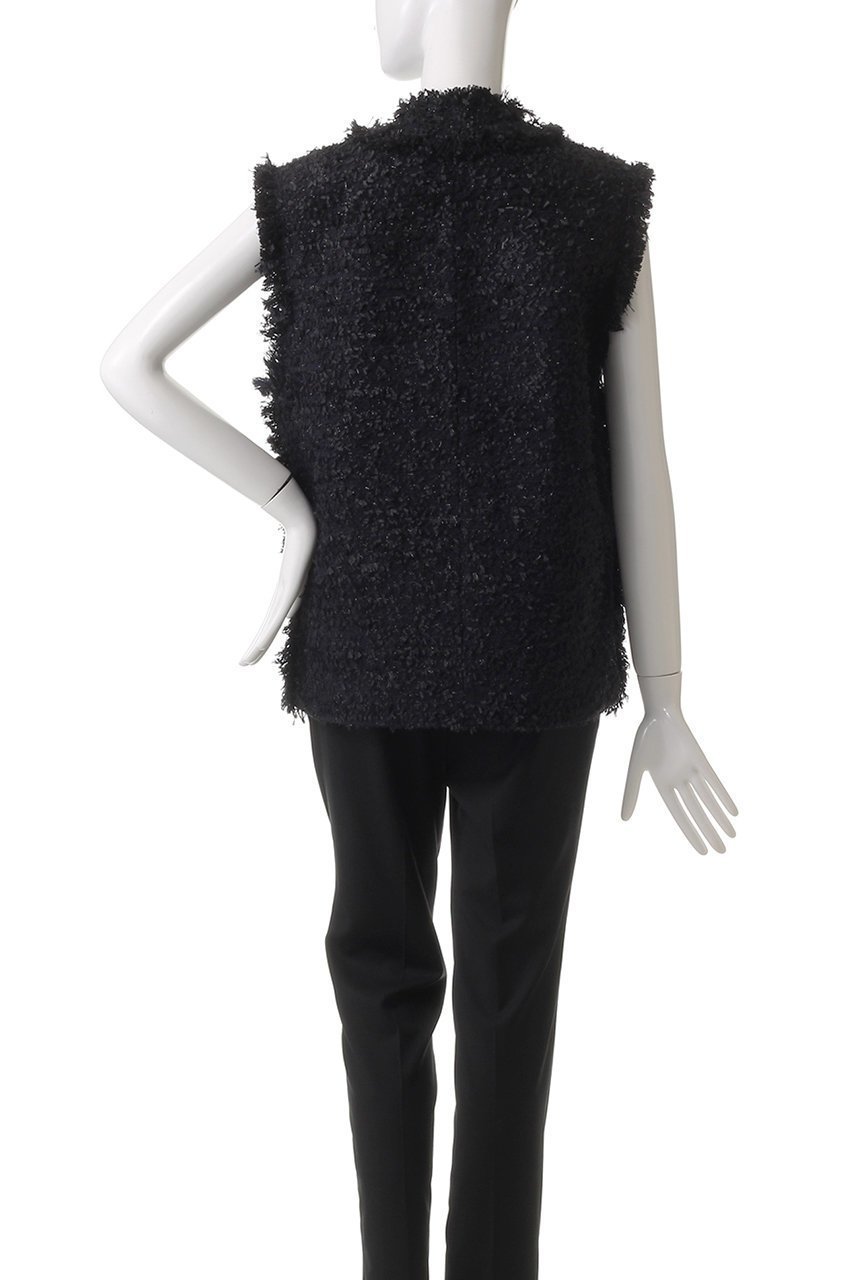 【デパリエ/DEPAREILLE】のラメツイードジレ 人気、トレンドファッション・服の通販 founy(ファニー) 　ファッション　Fashion　レディースファッション　Fashion for Women　アウター　Coat / Outerwear Collection　レディースジャケット・軽アウター　Jackets　ジャケット　Jacket, Outerwear　ツイード　Twill, Twill Weave　フォーマル　Formal, Dressy　フロント　Front, Front Design　ベスト　Vest, Waistcoat　ポケット　Pocket, Pocket Detail　エレガント 上品　Elegant　other-4|ID: prp329100004899191 ipo3291000000036654781