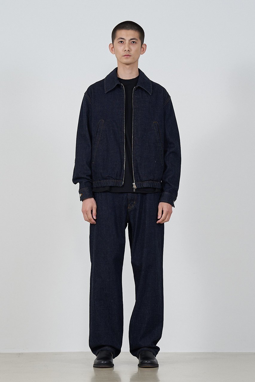 【ヨーク/YOKE】の【UNISEX】DENIM FRONT ZIP ブルゾン 人気、トレンドファッション・服の通販 founy(ファニー) 　ファッション　Fashion　レディースファッション　Fashion for Women　アウター　Coat / Outerwear Collection　レディースジャケット・軽アウター　Jackets　ブルゾンジャケット・スポーティアウター　Blouson Jackets　ユニセックス　Unisex, Genderless　シンプル　Simple, Minimal　ジャケット　Jacket, Outerwear　デニム　Denim, Jeans Material　バランス　Balance, Style Balance　フロント　Front, Front Design　ブルゾン　Blouson, Bomber Jacket　ポケット　Pocket, Pocket Detail　マニッシュ　Mannish, Boyish　ヴィンテージ　Vintage Style　other-8|ID: prp329100004899199 ipo3291000000036654847