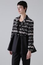 【アドーア/ADORE】のヘイジーサクラツィードジャケット 人気、トレンドファッション・服の通販 founy(ファニー) ファッション Fashion レディースファッション Fashion for Women アウター Coat / Outerwear Collection レディースジャケット・軽アウター Jackets シルク Silk, 100% Silk ジャケット Jacket, Outerwear ツイード／ツィード Choker, Choker Necklace テーラード Tailored, Tailored Fit バランス Balance, Style Balance フェミニン Feminine, Girly フランス France, French ペプラム Peplum, Flared Hem エレガント 上品 Elegant thumbnail ブラック|ID: prp329100004899201 ipo3291000000036654866