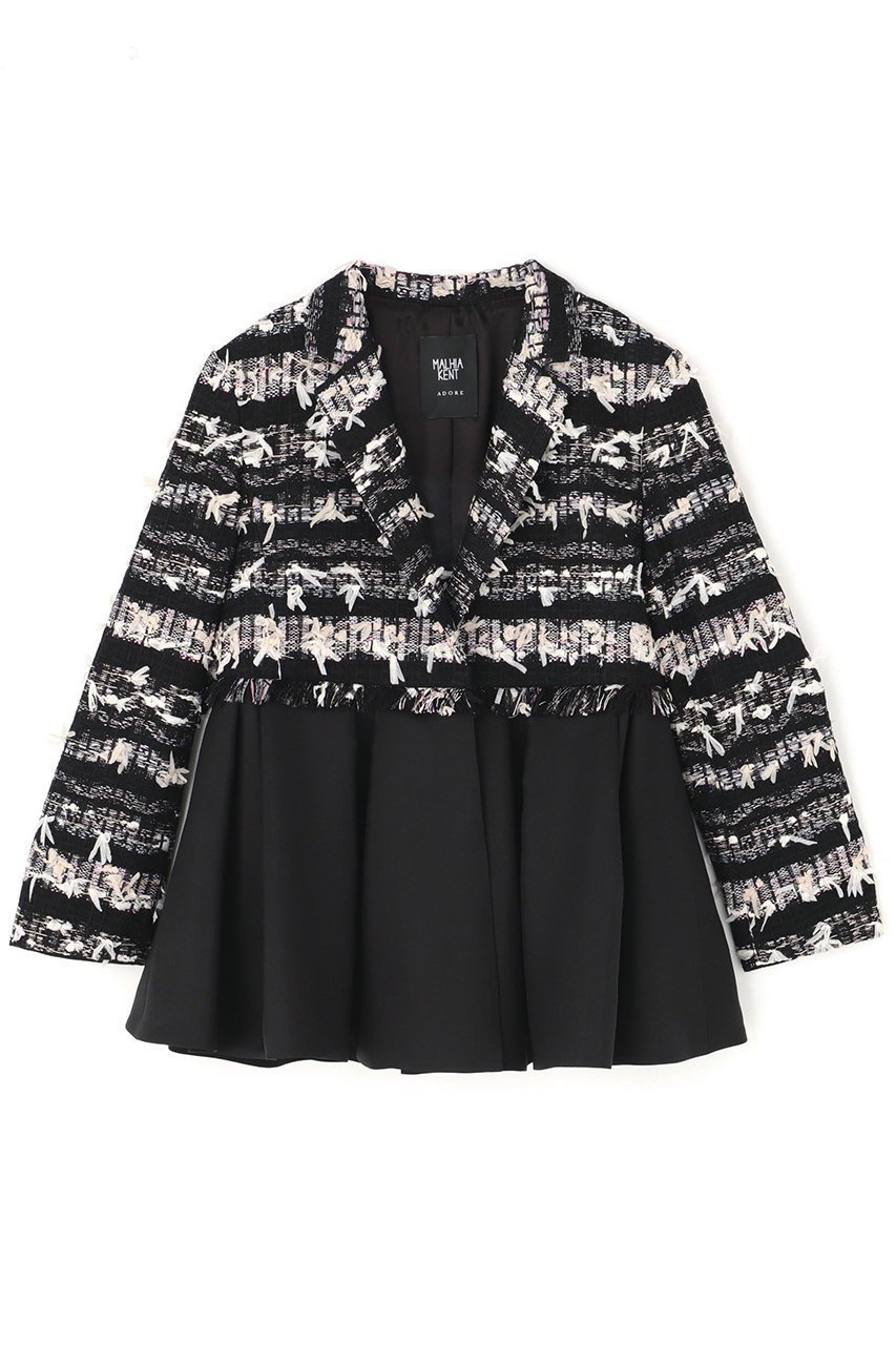 【アドーア/ADORE】のヘイジーサクラツィードジャケット 人気、トレンドファッション・服の通販 founy(ファニー) 　ファッション　Fashion　レディースファッション　Fashion for Women　アウター　Coat / Outerwear Collection　レディースジャケット・軽アウター　Jackets　シルク　Silk, 100% Silk　ジャケット　Jacket, Outerwear　ツイード／ツィード　Choker, Choker Necklace　テーラード　Tailored, Tailored Fit　バランス　Balance, Style Balance　フェミニン　Feminine, Girly　フランス　France, French　ペプラム　Peplum, Flared Hem　エレガント 上品　Elegant　other-2|ID: prp329100004899201 ipo3291000000036654867