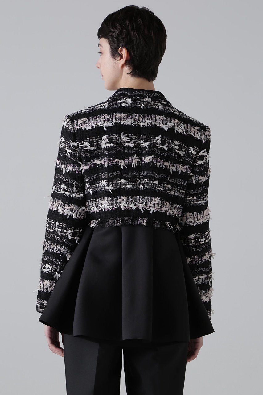 【アドーア/ADORE】のヘイジーサクラツィードジャケット 人気、トレンドファッション・服の通販 founy(ファニー) 　ファッション　Fashion　レディースファッション　Fashion for Women　アウター　Coat / Outerwear Collection　レディースジャケット・軽アウター　Jackets　シルク　Silk, 100% Silk　ジャケット　Jacket, Outerwear　ツイード／ツィード　Choker, Choker Necklace　テーラード　Tailored, Tailored Fit　バランス　Balance, Style Balance　フェミニン　Feminine, Girly　フランス　France, French　ペプラム　Peplum, Flared Hem　エレガント 上品　Elegant　other-5|ID: prp329100004899201 ipo3291000000036654870