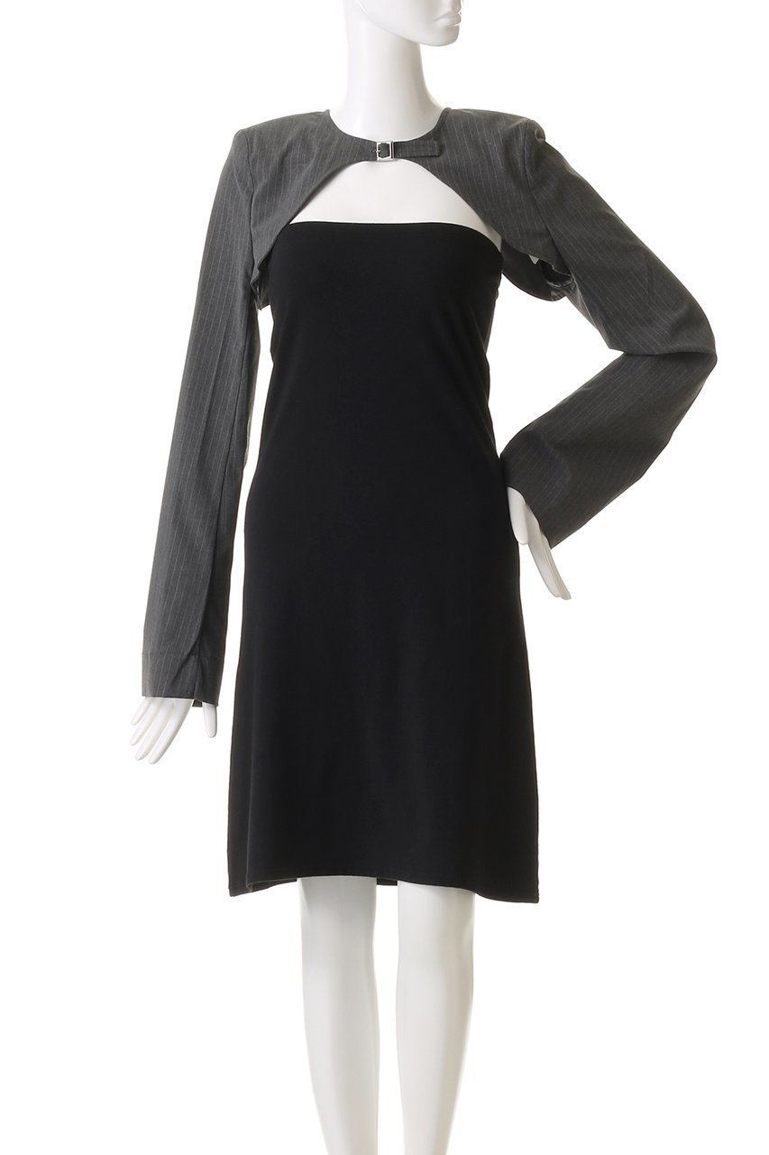 【プランク プロジェクト/PRANK PROJECT】のランジェリーボレロジャケット / Lingerie Bolero Jacket 人気、トレンドファッション・服の通販 founy(ファニー) 　ファッション　Fashion　レディースファッション　Fashion for Women　アウター　Coat / Outerwear Collection　レディースジャケット・軽アウター　Jackets　ボレロ・ショート丈ジャケット / ドレス羽織りに　Boleros & Short Jackets　キャミソール　Camisole, Spaghetti Strap Top　ジャケット　Jacket, Outerwear　ストライプ　Stripe, Striped Pattern　トリミング　Trimming, Decorative Edge　ボレロ　Bolero, Short Cardigan　マニッシュ　Mannish, Boyish　レース　Lace, Lace Fabric　other-7|ID: prp329100004899205 ipo3291000000036654918