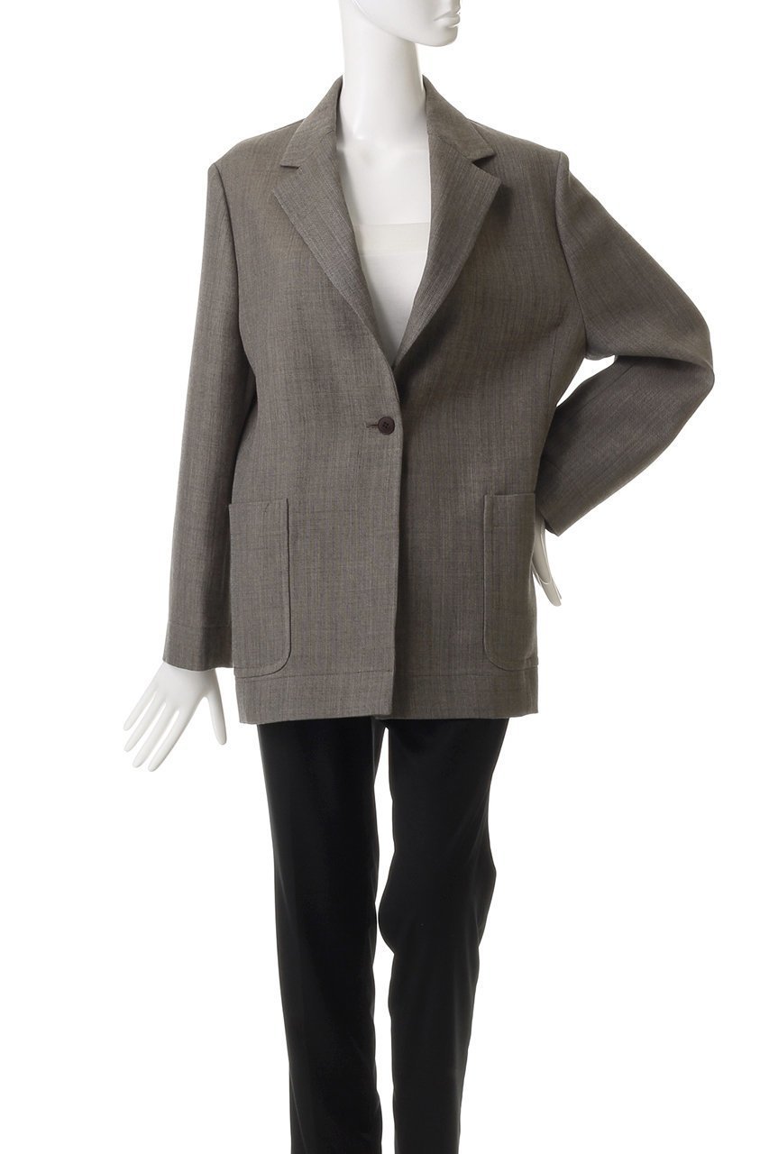 【ジェイドット/j.】の尾州リバーボクシージャケット 人気、トレンドファッション・服の通販 founy(ファニー) 　ファッション　Fashion　レディースファッション　Fashion for Women　アウター　Coat / Outerwear Collection　レディースジャケット・軽アウター　Jackets　おすすめ　Recommended / Our Picks　インナー　Innerwear　クラシック　Classic, Timeless Style　ジャケット　Jacket, Outerwear　セットアップ　Set-Up, Coordinated Outfit　フロント　Front, Front Design　ボックス　Boxy, Box Shape　ポケット　Pocket, Pocket Detail　モダン　Modern, Contemporary　other-2|ID: prp329100004899210 ipo3291000000036654960