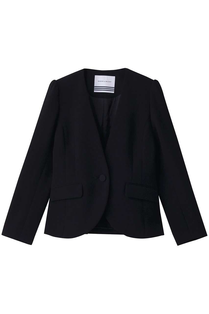 【ボーダーズ アット バルコニー/BORDERS at BALCONY】のツイルジャケット インテリア・キッズ・メンズ・レディースファッション・服の通販 founy(ファニー) 　ファッション　Fashion　レディースファッション　Fashion for Women　アウター　Coat / Outerwear Collection　レディースジャケット・軽アウター　Jackets　シンプル　Simple, Minimal　ジャケット　Jacket, Outerwear　ツイル　Twist, Twisted Detail　パーティ　Party, Party Style　ビジネス 仕事 通勤　Business / Work / Commuting　エレガント 上品　Elegant　ダークネイビー|ID: prp329100004899211 ipo3291000000036654980