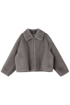 【アルアバイル/allureville】のフェイクミンクファーブルゾン グレー|ID: prp329100004899217 ipo3291000000036655040