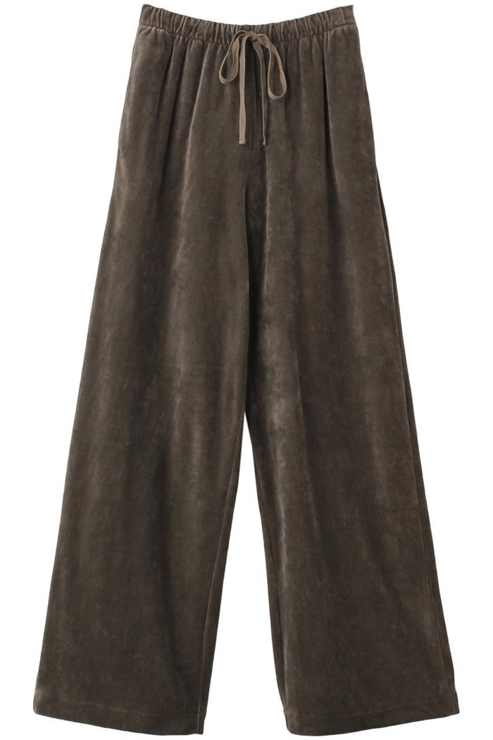 【マリリンムーン/MARILYN MOON】の【WALANCE】コットンベロアワイドパンツ インテリア・キッズ・メンズ・レディースファッション・服の通販 founy(ファニー) https://founy.com/ ファッション Fashion レディースファッション Fashion for Women パンツ Pants & Trousers なめらか Smooth, Silky Texture シンプル Simple, Minimal スウェット / スエット Sweatshirt, Sweatwear ベロア Velour, Soft Velvet ワイド Wide, Wide Fit エレガント 上品 Elegant |ID: prp329100004899229 ipo3291000000036655146