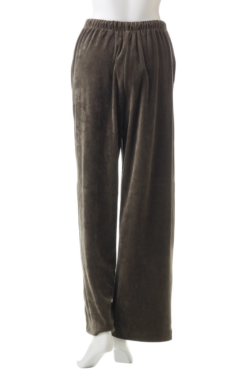 【マリリンムーン/MARILYN MOON】の【WALANCE】コットンベロアワイドパンツ 人気、トレンドファッション・服の通販 founy(ファニー) 　ファッション　Fashion　レディースファッション　Fashion for Women　パンツ　Pants & Trousers　なめらか　Smooth, Silky Texture　シンプル　Simple, Minimal　スウェット / スエット　Sweatshirt, Sweatwear　ベロア　Velour, Soft Velvet　ワイド　Wide, Wide Fit　エレガント 上品　Elegant　other-4|ID: prp329100004899229 ipo3291000000036655150