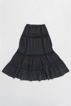 【プランク プロジェクト/PRANK PROJECT】のピグメントコットンレースマキシスカート / Pigment Cotton Lace Maxi Skirt BLK(ブラック)|ID: prp329100004899235 ipo3291000000036655211