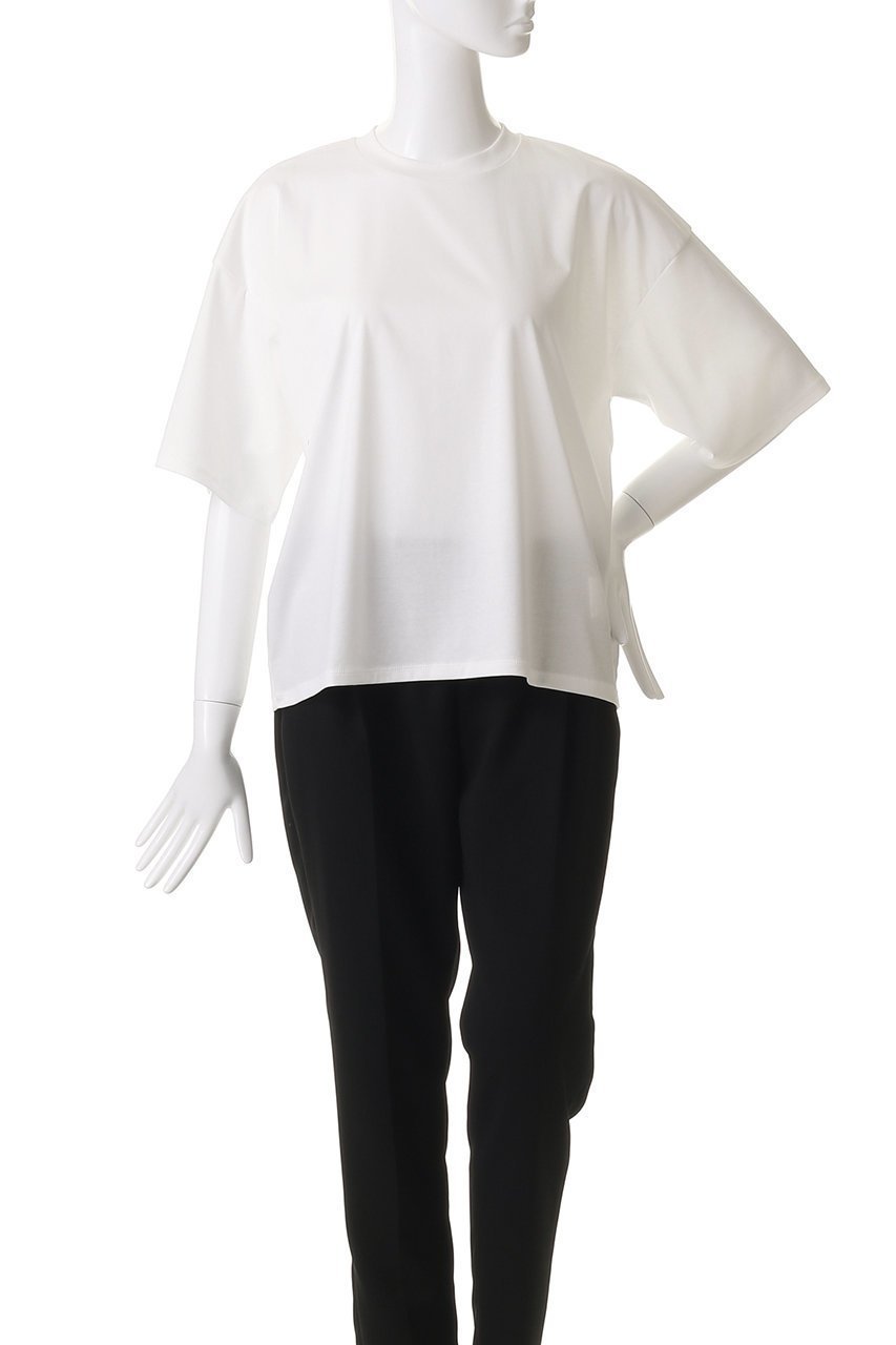 【グラフペーパー/Graphpaper】のFine Smooth Crew Neck Tee/Tシャツ 人気、トレンドファッション・服の通販 founy(ファニー) 　ファッション　Fashion　レディースファッション　Fashion for Women　トップス・カットソー　Cut & Sew Tops　シャツ・ブラウス・オフィスカジュアル　Elegant Blouses & Button-Ups　ロングTシャツ・Tシャツ　Longline T-Shirts & Tees　カットソー・ベーシックTシャツ　Cut-and-Sewn Tops / Stretch Tees & Basics　インナー　Innerwear　ショート　Short, Short Length　スリーブ　Sleeve, Long Sleeve / Short Sleeve　ハーフ　Half, Half-Length　ロング　Long, Long-Length　other-2|ID: prp329100004899237 ipo3291000000036655227