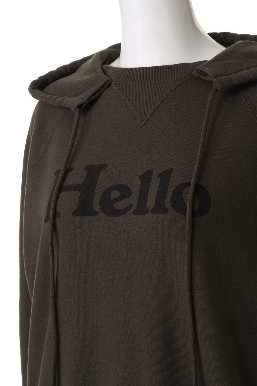 【マディソンブルー/MADISONBLUE】のHELLO HOODIE フーディー 人気、トレンドファッション・服の通販 founy(ファニー) 　ファッション　Fashion　レディースファッション　Fashion for Women　トップス・カットソー　Cut & Sew Tops　シャツ・ブラウス・オフィスカジュアル　Elegant Blouses & Button-Ups　ロングTシャツ・Tシャツ　Longline T-Shirts & Tees　カットソー・ベーシックTシャツ　Cut-and-Sewn Tops / Stretch Tees & Basics　スリーブ　Sleeve, Long Sleeve / Short Sleeve　パール　Pearl, Pearl Accent　リメイク　Remake, Reconstructed　ロング　Long, Long-Length　other-5|ID: prp329100004899281 ipo3291000000036655549