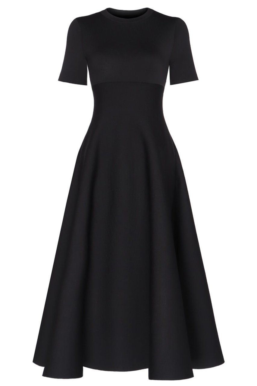 【マディソンブルー/MADISONBLUE】のDOUBLE FACE FIT&FLARE DR ドレス インテリア・キッズ・メンズ・レディースファッション・服の通販 founy(ファニー) ファッション Fashion レディースファッション Fashion for Women ワンピース Dresses フォーマル・パーティードレス・結婚式用ドレス Elegant & Casual Dresses チュニック Tunic Tops & Dresses オケージョン Occasion Wear チュニック Tunic, Long Top ドレス Dress, One-Piece フィット Fit, Slim Fit フレア Flare, Flared ロング Long, Long-Length エレガント 上品 Elegant 軽量 Lightweight, Ultra Light ブラック|ID: prp329100004899282 ipo3291000000036655552