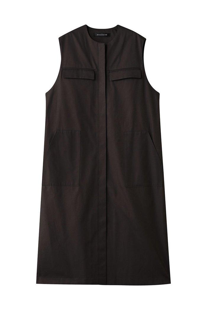 【ミズイロ インド/mizuiro ind】のポケット付きクルーネックロングジレ インテリア・キッズ・メンズ・レディースファッション・服の通販 founy(ファニー) https://founy.com/ ファッション Fashion レディースファッション Fashion for Women アウター Coat / Outerwear Collection レディースジャケット・軽アウター Jackets ジャケット Jacket, Outerwear ベスト Vest, Waistcoat ポケット Pocket, Pocket Detail マニッシュ Mannish, Boyish ロング Long, Long-Length ワーク Workwear, Utility Style A/W・秋冬 Autumn/Winter |ID: prp329100004899285 ipo3291000000036655574