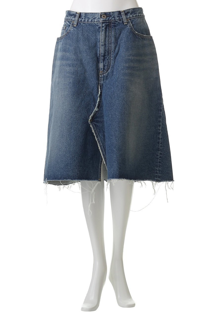 【マディソンブルー/MADISONBLUE】の5POCKET REMAKE A-LINE SK DENIM 5ポケットリメイクデニムAラインスカート 人気、トレンドファッション・服の通販 founy(ファニー) 　ファッション　Fashion　レディースファッション　Fashion for Women　スカート　Skirts　Aライン・フレアスカート　A-Line & Flared Skirts　デニム　Denim, Jeans Material　ビッグ　Big, Oversized　ポケット　Pocket, Pocket Detail　リメイク　Remake, Reconstructed　ヴィンテージ　Vintage Style　台形　A-Line, Trapezoid Shape　other-2|ID: prp329100004899289 ipo3291000000036655618