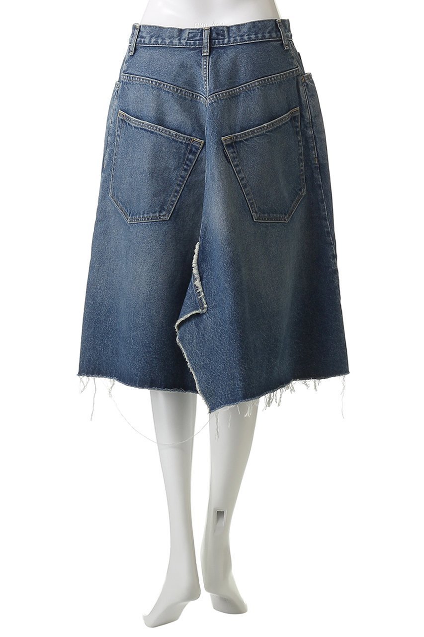 【マディソンブルー/MADISONBLUE】の5POCKET REMAKE A-LINE SK DENIM 5ポケットリメイクデニムAラインスカート 人気、トレンドファッション・服の通販 founy(ファニー) 　ファッション　Fashion　レディースファッション　Fashion for Women　スカート　Skirts　Aライン・フレアスカート　A-Line & Flared Skirts　デニム　Denim, Jeans Material　ビッグ　Big, Oversized　ポケット　Pocket, Pocket Detail　リメイク　Remake, Reconstructed　ヴィンテージ　Vintage Style　台形　A-Line, Trapezoid Shape　other-4|ID: prp329100004899289 ipo3291000000036655620