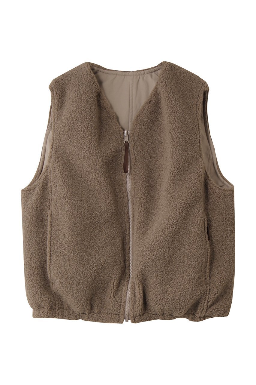 【レリル/lelill】の2WAY ベスト インテリア・キッズ・メンズ・レディースファッション・服の通販 founy(ファウニー) 　ファッション　Fashion　レディースファッション　Fashion for Women　アウター　Coat / Outerwear Collection　レディースジャケット・軽アウター　Jackets　ジャケット　Jacket, Outerwear　ストレッチ　Stretch, Stretchy Fabric　タフタ　Taffeta, Structured Fabric　ベスト　Vest, Waistcoat　モカ|ID: prp329100004899292 ipo3291000000036655645