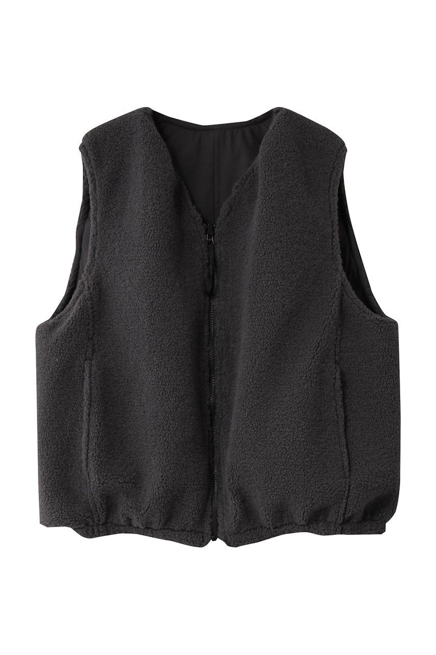 【レリル/lelill】の2WAY ベスト インテリア・キッズ・メンズ・レディースファッション・服の通販 founy(ファウニー) 　ファッション　Fashion　レディースファッション　Fashion for Women　アウター　Coat / Outerwear Collection　レディースジャケット・軽アウター　Jackets　ジャケット　Jacket, Outerwear　ストレッチ　Stretch, Stretchy Fabric　タフタ　Taffeta, Structured Fabric　ベスト　Vest, Waistcoat　チャコールグレー|ID: prp329100004899292 ipo3291000000036655646