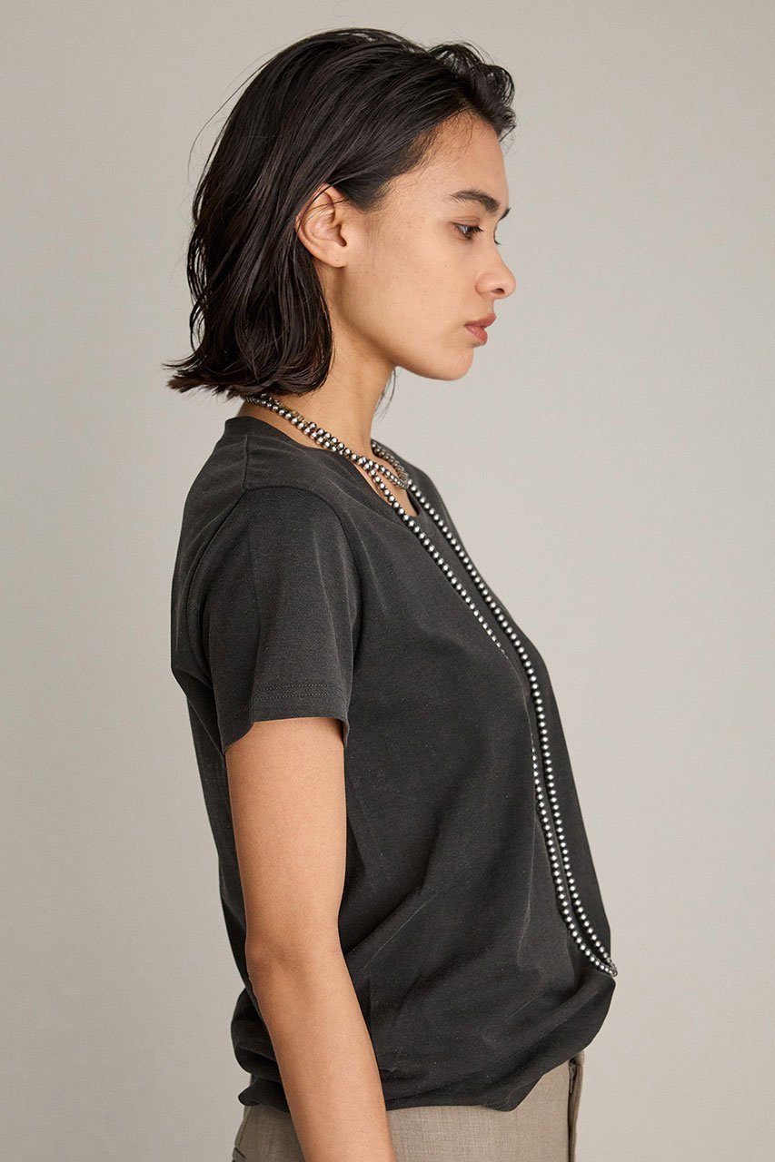 【ブリル/BRILL】のビンテージライククルーネックTシャツ 人気、トレンドファッション・服の通販 founy(ファニー) 　ファッション　Fashion　レディースファッション　Fashion for Women　トップス・カットソー　Cut & Sew Tops　シャツ・ブラウス・オフィスカジュアル　Elegant Blouses & Button-Ups　ロングTシャツ・Tシャツ　Longline T-Shirts & Tees　カットソー・ベーシックTシャツ　Cut-and-Sewn Tops / Stretch Tees & Basics　コンパクト　Compact, Small Size　ショート　Short, Short Length　シンプル　Simple, Minimal　スリーブ　Sleeve, Long Sleeve / Short Sleeve　ラウンド　Round, Round Neck　ワーク　Workwear, Utility Style　ヴィンテージ　Vintage Style　other-3|ID: prp329100004899293 ipo3291000000036655657