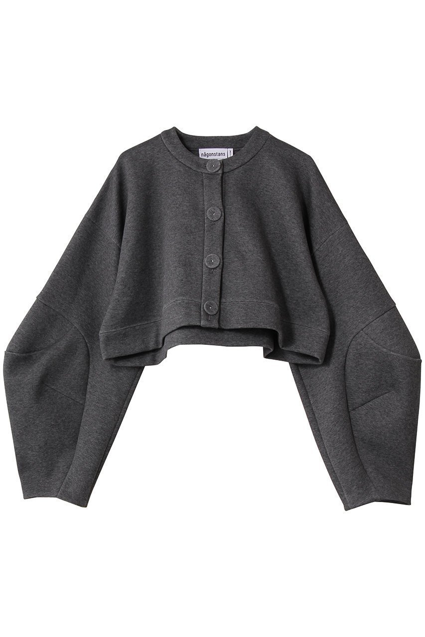 【ナゴンスタンス/nagonstans】のcropped wide cardigan カーディガン インテリア・キッズ・メンズ・レディースファッション・服の通販 founy(ファニー) 　ファッション　Fashion　レディースファッション　Fashion for Women　トップス・カットソー　Cut & Sew Tops　ニット　Knit Tops & Sweaters　カーディガン・羽織り　Layered Style Cardigans　カーディガン　Cardigan, Knitwear　クロップド　Cropped, Short Length　スリーブ　Sleeve, Long Sleeve / Short Sleeve　バランス　Balance, Style Balance　Stone|ID: prp329100004899306 ipo3291000000036655762