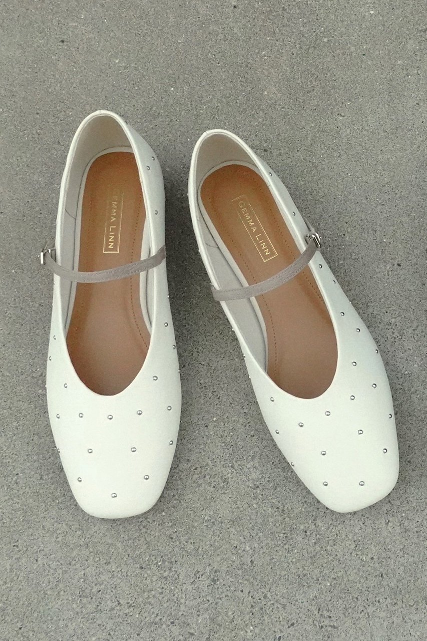 【ダニエラ アンド ジェマ/Daniella & GEMMA】のスタッズメリージェーンフラットシューズ 人気、トレンドファッション・服の通販 founy(ファニー) 　ファッション　Fashion　レディースファッション　Fashion for Women　クッション　Cushion, Throw Pillow　シューズ　Shoes, Footwear　シルバー　Silver, Metallic Silver　スタッズ　Studs, Metal Accents　トレンド　Trend, Trending Now　フラット　Flat, Flat Shoes　メタル　Metal, Metal Parts　ラップ　Wrap, Wrap Design　other-6|ID: prp329100004899313 ipo3291000000036655819