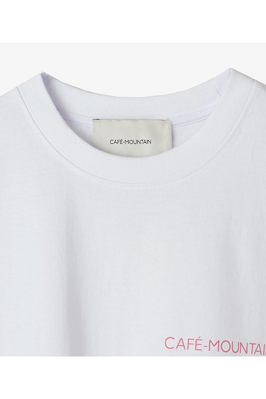 【サードマガジン/THIRD MAGAZINE】の【別注】【CAFE MOUNTAIN】クラブハウスTシャツ 人気、トレンドファッション・服の通販 founy(ファニー) 　ファッション　Fashion　レディースファッション　Fashion for Women　トップス・カットソー　Cut & Sew Tops　シャツ・ブラウス・オフィスカジュアル　Elegant Blouses & Button-Ups　ロングTシャツ・Tシャツ　Longline T-Shirts & Tees　カットソー・ベーシックTシャツ　Cut-and-Sewn Tops / Stretch Tees & Basics　アウトドア　Outdoor Clothing　クラシック　Classic, Timeless Style　グラフィック　Graphic, Graphic Design　ショート　Short, Short Length　シンプル　Simple, Minimal　スリーブ　Sleeve, Long Sleeve / Short Sleeve　デニム　Denim, Jeans Material　バランス　Balance, Style Balance　フロント　Front, Front Design　プリント　Print, Printed Pattern　別注　Limited Edition, Custom Order　other-3|ID: prp329100004899316 ipo3291000000036655839