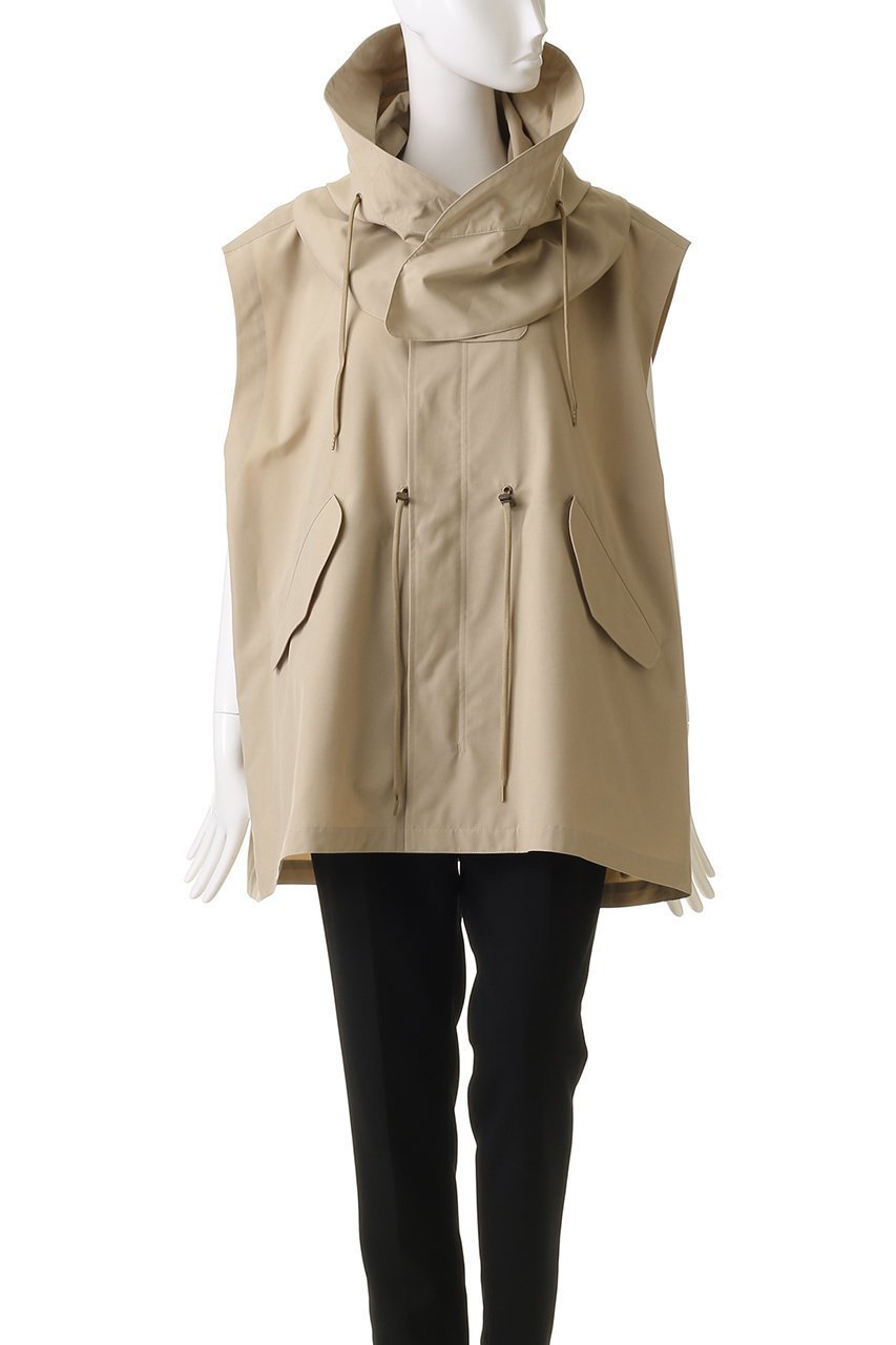 【プルミエ アロンディスモン/1er Arrondissement】の【VACHEMENT×1er Arrondissement】シェルタフタモッズベスト 人気、トレンドファッション・服の通販 founy(ファニー) 　ファッション　Fashion　レディースファッション　Fashion for Women　アウター　Coat / Outerwear Collection　レディースジャケット・軽アウター　Jackets　インナー　Innerwear　ジャケット　Jacket, Outerwear　ドローストリング　Drawstring, Pull Cord　定番　Standard, Basic Item　ベスト　Vest, Waistcoat　別注　Limited Edition, Custom Order　ミリタリー　Military, Army Style　モッズコート　Mods Coat, Military Parka　other-2|ID: prp329100004899319 ipo3291000000036655859