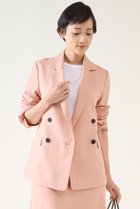 【マルティニーク/martinique】のダルスラブジャケット(セットアップ可) 人気、トレンドファッション・服の通販 founy(ファニー) ファッション Fashion レディースファッション Fashion for Women アウター Coat / Outerwear Collection レディースジャケット・軽アウター Jackets ジャケット Jacket, Outerwear スタンダード Standard, Basic スラックス Slacks, Dress Pants セットアップ Set-Up, Coordinated Outfit ダブル Double, Double-Breasted デニム Denim, Jeans Material ボックス Boxy, Box Shape モダン Modern, Contemporary 夏 Summer 定番 Standard, Basic Item thumbnail ピンク|ID: prp329100004899320 ipo3291000000036655867