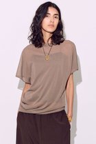 【ブリル/BRILL】のシアーアシンメトリープルオーバー グレージュ|ID: prp329100004899323 ipo3291000000036655913