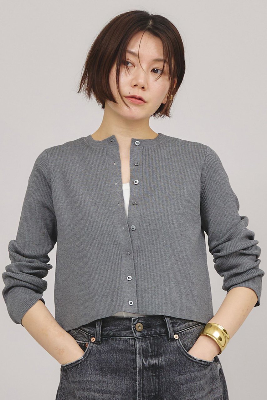 【カレンソロジー/Curensology】のコットンシルクニットカーディガン 人気、トレンドファッション・服の通販 founy(ファニー) 　ファッション　Fashion　レディースファッション　Fashion for Women　トップス・カットソー　Cut & Sew Tops　ニット　Knit Tops & Sweaters　カーディガン・羽織り　Layered Style Cardigans　おすすめ　Recommended / Our Picks　カーディガン　Cardigan, Knitwear　コンパクト　Compact, Small Size　ショート　Short, Short Length　シルク　Silk, 100% Silk　ストレッチ　Stretch, Stretchy Fabric　エレガント 上品　Elegant　other-2|ID: prp329100004899324 ipo3291000000036655922