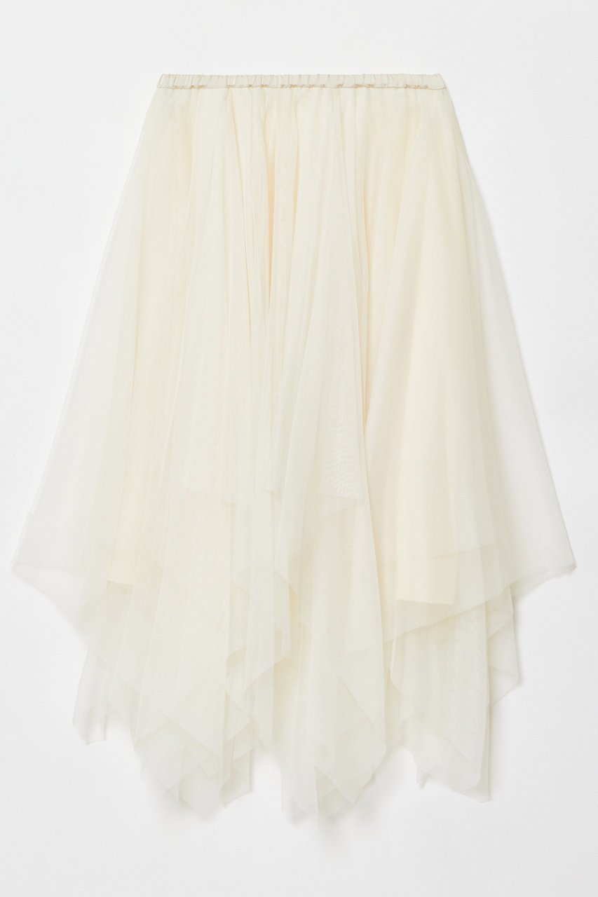 【アルアバイル/allureville】のイレヘムチュールスカート インテリア・キッズ・メンズ・レディースファッション・服の通販 founy(ファニー) ファッション Fashion レディースファッション Fashion for Women スカート Skirts イレギュラー Irregular Design サテン Satin, Glossy Fabric シアー Sheer, See-Through チュール Tulip, Tulip Motif ランダム Random, Irregular エレガント 上品 Elegant アイボリー|ID: prp329100004899333 ipo3291000000036656022