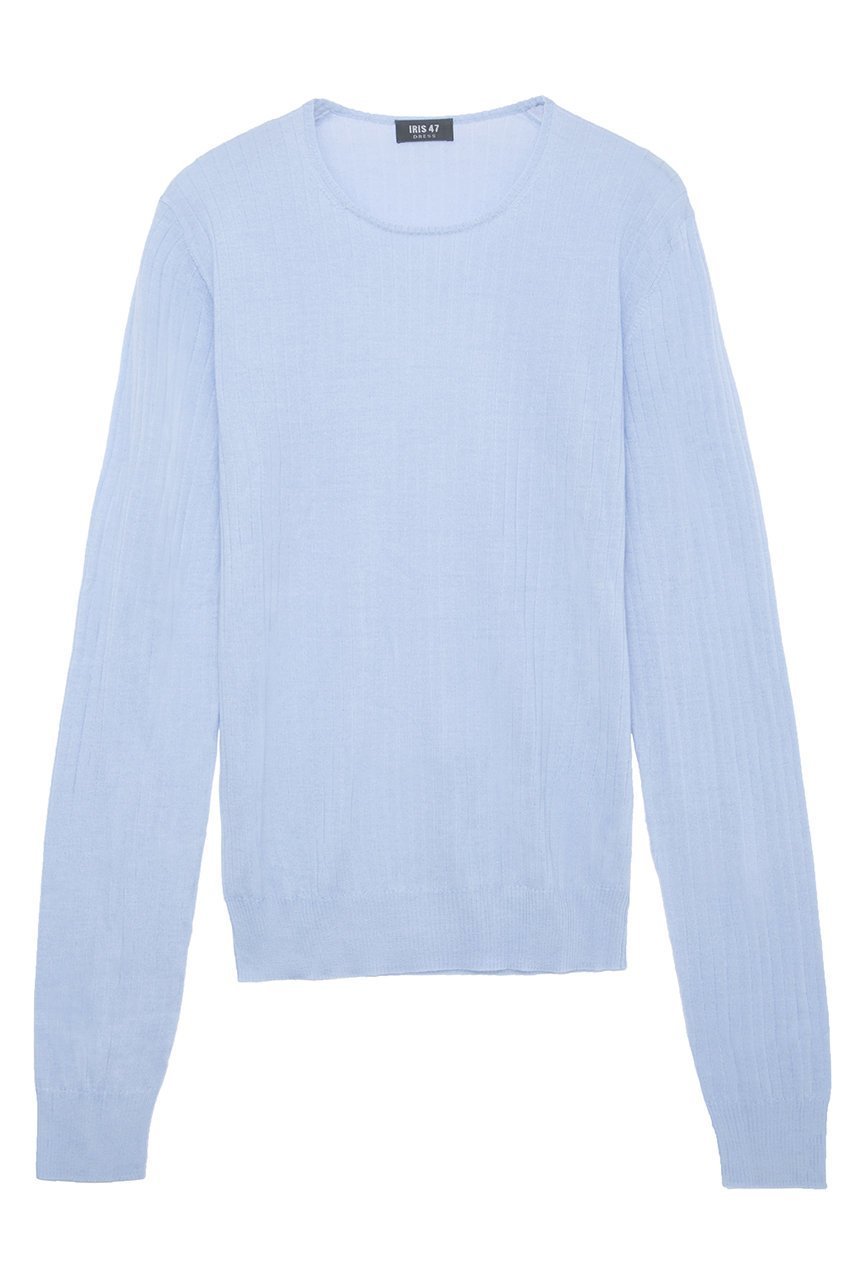 【イリスフォーセブン/IRIS 47】のカシミヤ シアーニットトップス インテリア・キッズ・メンズ・レディースファッション・服の通販 founy(ファニー) ファッション Fashion レディースファッション Fashion for Women トップス・カットソー Cut & Sew Tops ニット Knit Tops & Sweaters カジュアルプルオーバー・ニットトップス Pullovers & Knit Tops / Casual Pullovers おすすめ Recommended / Our Picks なめらか Smooth, Silky Texture シアー Sheer, See-Through スラックス Slacks, Dress Pants デニム Denim, Jeans Material ボトム Bottoms, Lower Wear エレガント 上品 Elegant ライトブルー|ID: prp329100004899338 ipo3291000000036656072