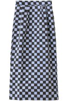 【エスゼット ブロックプリント/SZ Blockprints】のCANVAS SKIRT DOUBLE CHECK キャンバススカート ブルー|ID: prp329100004899349 ipo3291000000036656155