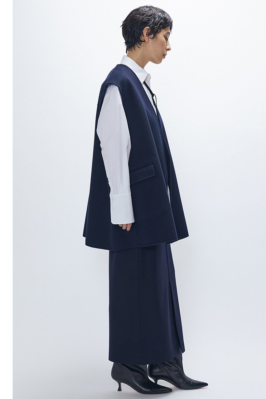 【プルミエ アロンディスモン/1er Arrondissement】のウールスムースタイトスカート 人気、トレンドファッション・服の通販 founy(ファニー) 　ファッション　Fashion　レディースファッション　Fashion for Women　スカート　Skirts　ロングスカート　Long Skirts / Maxi & Midi Skirts　おすすめ　Recommended / Our Picks　なめらか　Smooth, Silky Texture　シンプル　Simple, Minimal　セットアップ　Set-Up, Coordinated Outfit　タイトスカート　Pencil Skirt, Tight Skirt　ロング　Long, Long-Length　エレガント 上品　Elegant　other-4|ID: prp329100004899369 ipo3291000000036656323