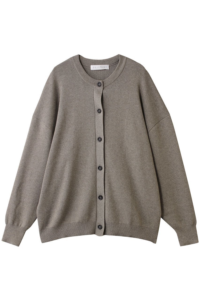 【プリスティン/PRISTINE】のフォレストグレイビッグカーディガン インテリア・キッズ・メンズ・レディースファッション・服の通販 founy(ファニー) 　ファッション　Fashion　レディースファッション　Fashion for Women　トップス・カットソー　Cut & Sew Tops　ニット　Knit Tops & Sweaters　カーディガン・羽織り　Layered Style Cardigans　カーディガン　Cardigan, Knitwear　ビッグ　Big, Oversized　フラット　Flat, Flat Shoes　ルーズ　Loose, Oversized　定番　Standard, Basic Item　グレー|ID: prp329100004899372 ipo3291000000036656350