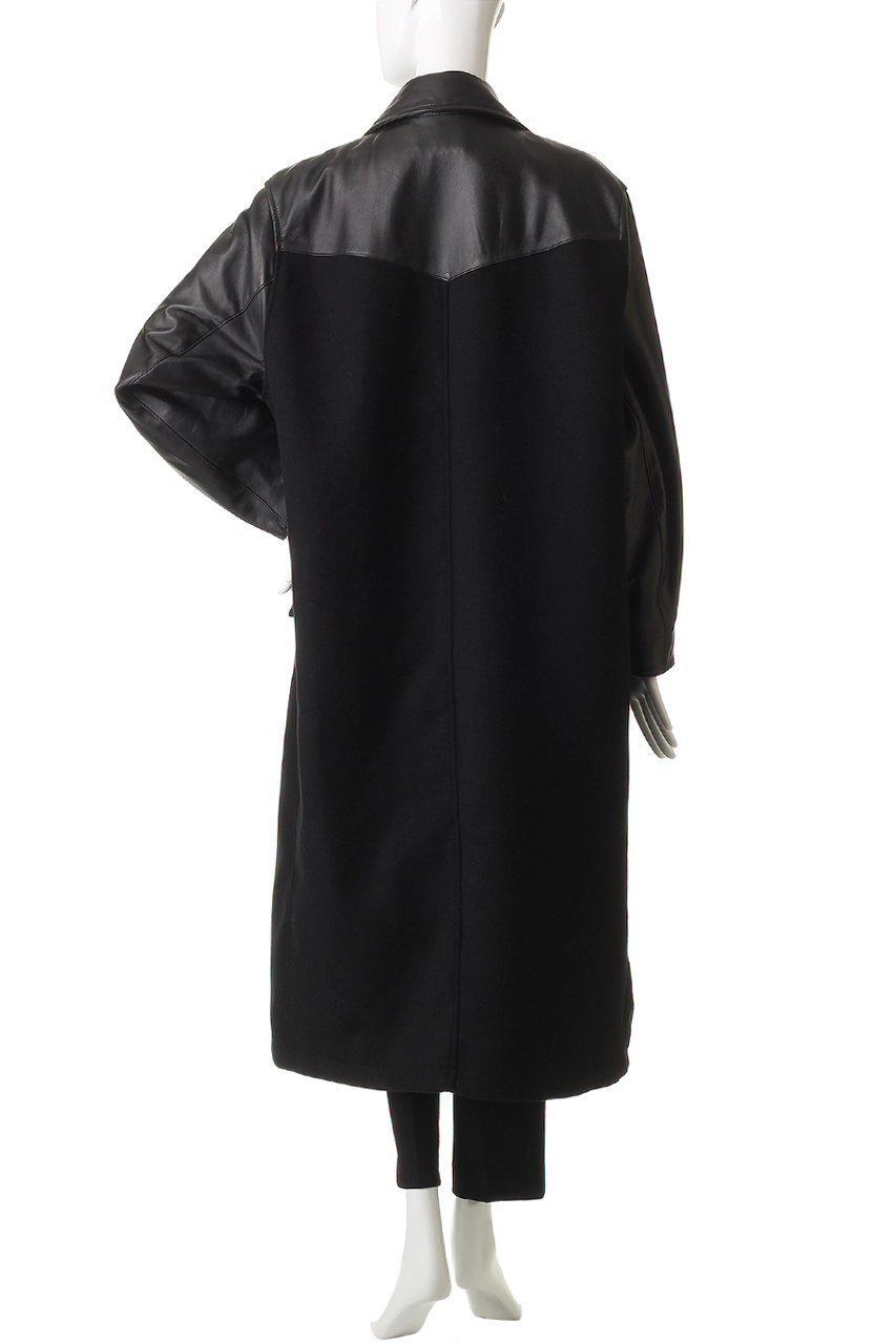 【メゾンスペシャル/MAISON SPECIAL】の【UNISEX】SHEEPレザーコンビアルスターコート 人気、トレンドファッション・服の通販 founy(ファニー) ファッション Fashion レディースファッション Fashion for Women アウター Coat / Outerwear Collection コート・ロングコート・ピーコート Long Coats, Peacoats & More ユニセックス Unisex, Genderless クラシカル Classical, Vintage-Inspired パターン Pattern, Design Print フォルム Silhouette, Form ロング Long, Long-Length other-4|ID: prp329100004899399 ipo3291000000036656566