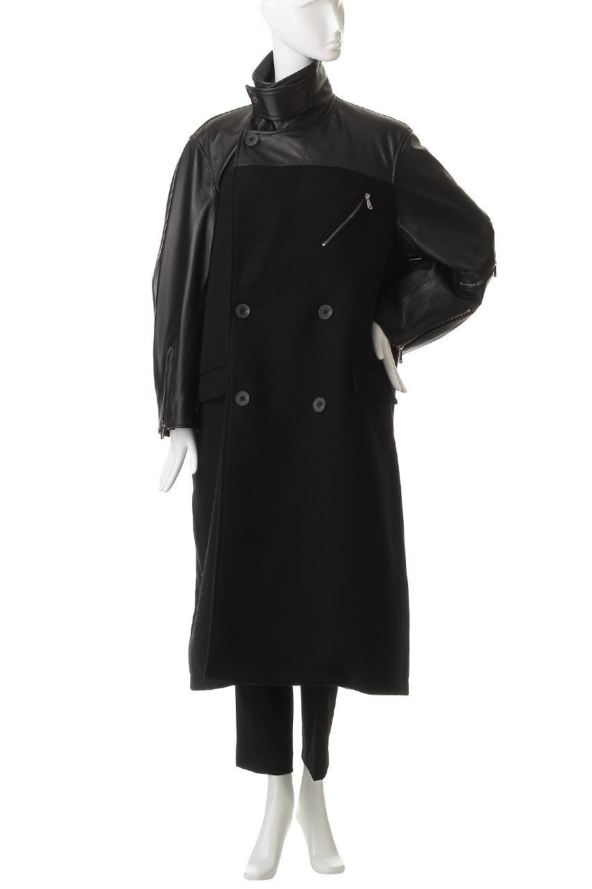 【メゾンスペシャル/MAISON SPECIAL】の【UNISEX】SHEEPレザーコンビアルスターコート 人気、トレンドファッション・服の通販 founy(ファニー) ファッション Fashion レディースファッション Fashion for Women アウター Coat / Outerwear Collection コート・ロングコート・ピーコート Long Coats, Peacoats & More ユニセックス Unisex, Genderless クラシカル Classical, Vintage-Inspired パターン Pattern, Design Print フォルム Silhouette, Form ロング Long, Long-Length other-7|ID: prp329100004899399 ipo3291000000036656570