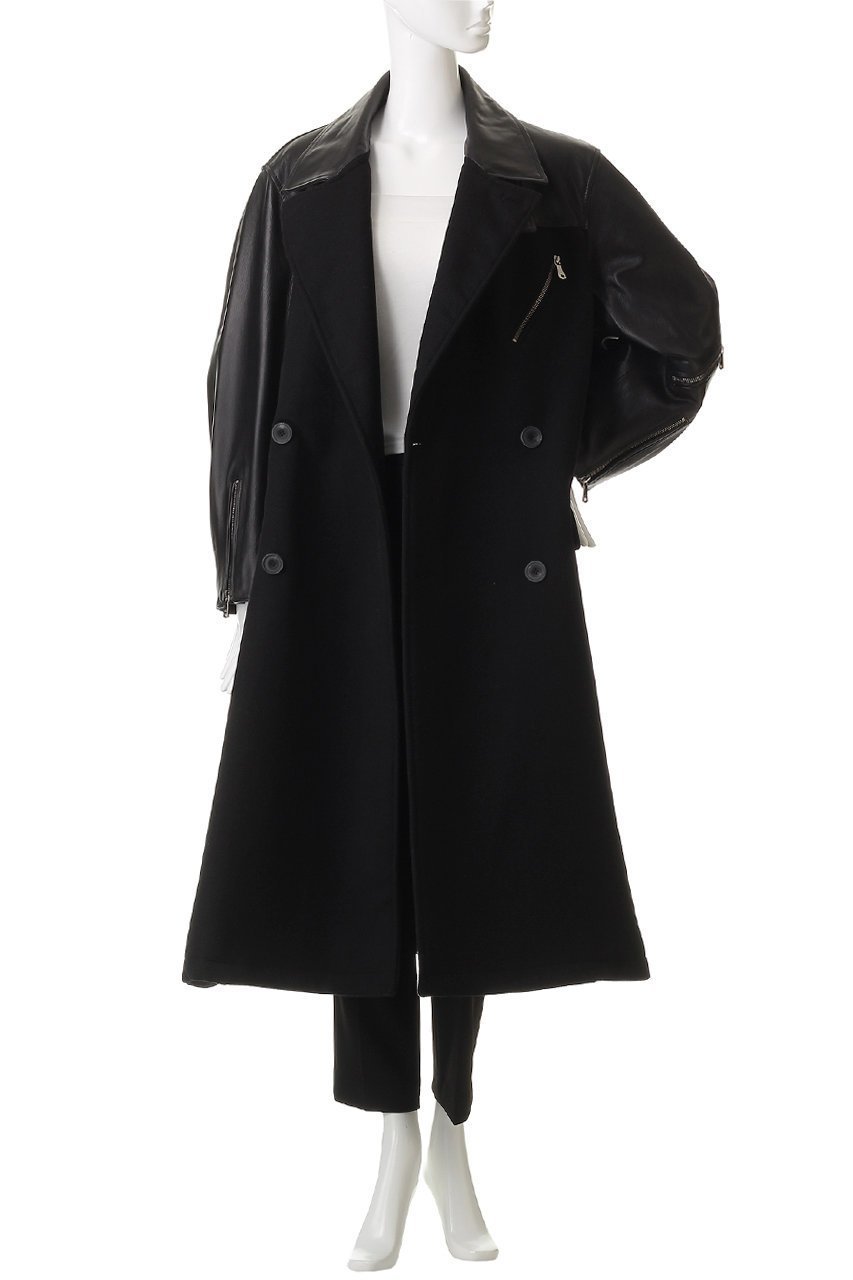 【メゾンスペシャル/MAISON SPECIAL】の【UNISEX】SHEEPレザーコンビアルスターコート 人気、トレンドファッション・服の通販 founy(ファニー) ファッション Fashion レディースファッション Fashion for Women アウター Coat / Outerwear Collection コート・ロングコート・ピーコート Long Coats, Peacoats & More ユニセックス Unisex, Genderless クラシカル Classical, Vintage-Inspired パターン Pattern, Design Print フォルム Silhouette, Form ロング Long, Long-Length other-8|ID: prp329100004899399 ipo3291000000036656572