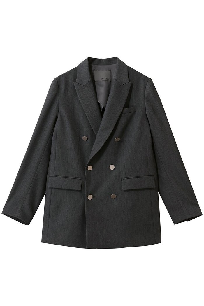 【アンクレイヴ/uncrave】のTWドビードスキン ブレザー インテリア・キッズ・メンズ・レディースファッション・服の通販 founy(ファニー) https://founy.com/ ファッション Fashion レディースファッション Fashion for Women アウター Coat / Outerwear Collection レディースジャケット・軽アウター Jackets ジャケット Jacket, Outerwear ストレッチ Stretch, Stretchy Fabric デニム Denim, Jeans Material バランス Balance, Style Balance ベーシック Basic, Essential メタル Metal, Metal Parts ワイド Wide, Wide Fit エレガント 上品 Elegant |ID: prp329100004899402 ipo3291000000036656607