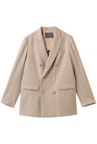 【アンクレイヴ/uncrave】のTWドビードスキン ブレザー 人気、トレンドファッション・服の通販 founy(ファニー) ファッション Fashion レディースファッション Fashion for Women アウター Coat / Outerwear Collection レディースジャケット・軽アウター Jackets ジャケット Jacket, Outerwear ストレッチ Stretch, Stretchy Fabric デニム Denim, Jeans Material バランス Balance, Style Balance ベーシック Basic, Essential メタル Metal, Metal Parts ワイド Wide, Wide Fit エレガント 上品 Elegant thumbnail ベージュ|ID: prp329100004899402 ipo3291000000036656612