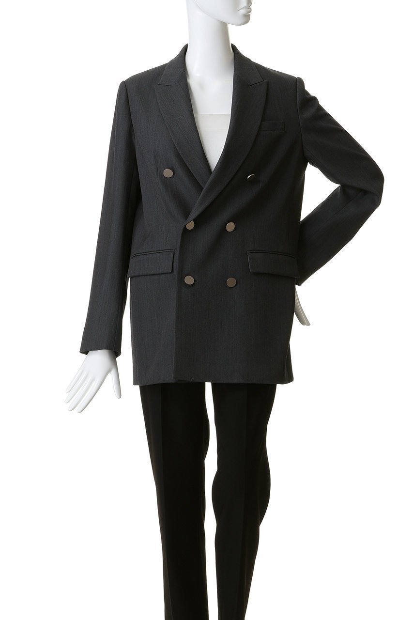 【アンクレイヴ/uncrave】のTWドビードスキン ブレザー 人気、トレンドファッション・服の通販 founy(ファニー) 　ファッション　Fashion　レディースファッション　Fashion for Women　アウター　Coat / Outerwear Collection　レディースジャケット・軽アウター　Jackets　ジャケット　Jacket, Outerwear　ストレッチ　Stretch, Stretchy Fabric　デニム　Denim, Jeans Material　バランス　Balance, Style Balance　ベーシック　Basic, Essential　メタル　Metal, Metal Parts　ワイド　Wide, Wide Fit　エレガント 上品　Elegant　other-2|ID: prp329100004899402 ipo3291000000036656614