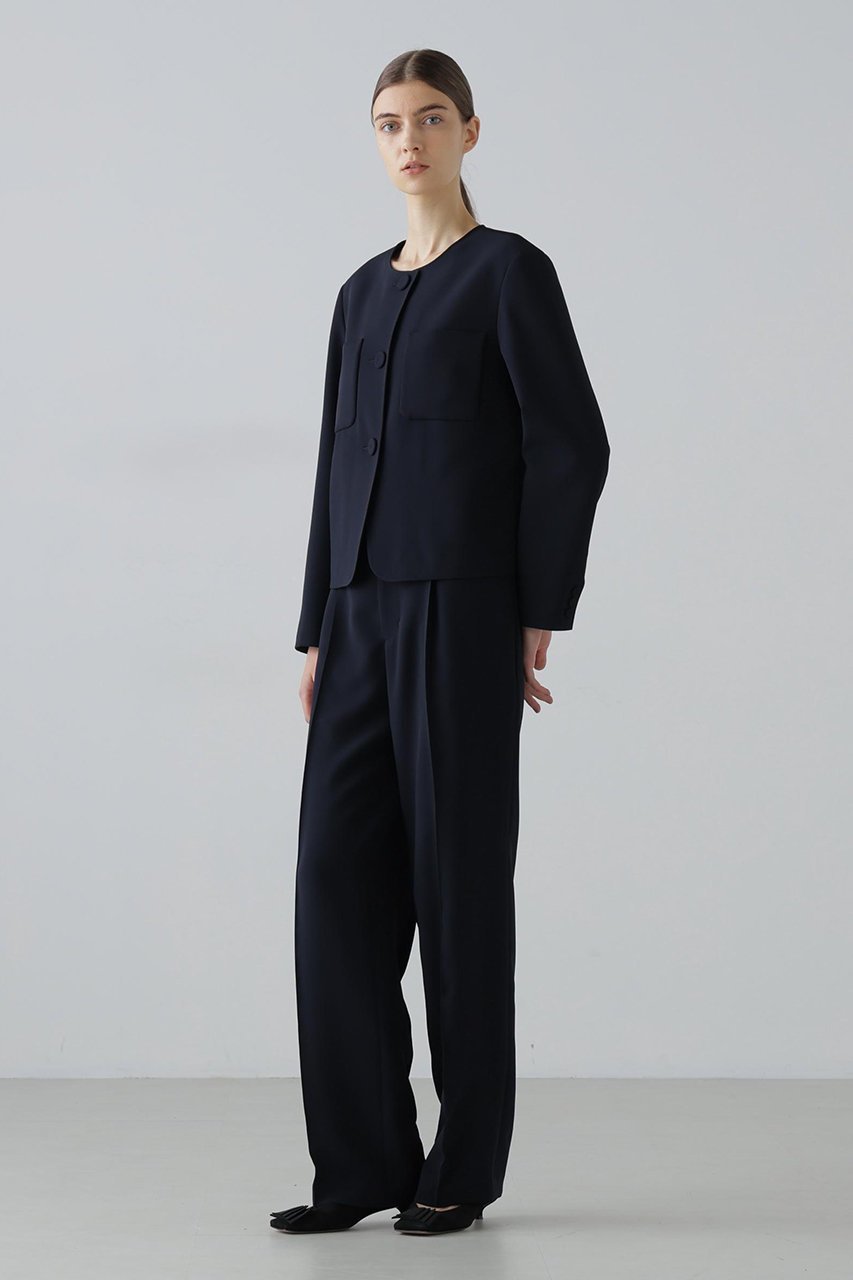 【アドーア/ADORE】のストレッチジョーゼットジャケット 人気、トレンドファッション・服の通販 founy(ファニー) 　ファッション　Fashion　レディースファッション　Fashion for Women　アウター　Coat / Outerwear Collection　レディースジャケット・軽アウター　Jackets　おすすめ　Recommended / Our Picks　ジャケット　Jacket, Outerwear　ジョーゼット　Georgette, Semi-Sheer Fabric　ストレッチ　Stretch, Stretchy Fabric　セットアップ　Set-Up, Coordinated Outfit　パッチ　Patch, Appliqué　フロント　Front, Front Design　ポケット　Pocket, Pocket Detail　other-4|ID: prp329100004899407 ipo3291000000036656653