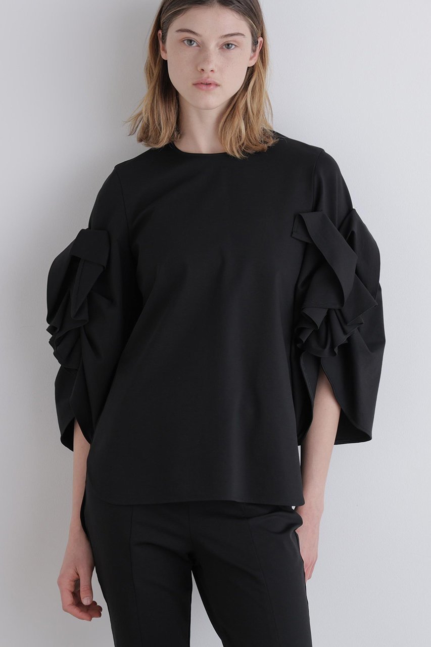 【ル フィル/LE PHIL】のハイストレッチポンチカットソー 人気、トレンドファッション・服の通販 founy(ファニー) 　ファッション　Fashion　レディースファッション　Fashion for Women　トップス・カットソー　Cut & Sew Tops　シャツ・ブラウス・オフィスカジュアル　Elegant Blouses & Button-Ups　ロングTシャツ・Tシャツ　Longline T-Shirts & Tees　カットソー・ベーシックTシャツ　Cut-and-Sewn Tops / Stretch Tees & Basics　おすすめ　Recommended / Our Picks　ショート　Short, Short Length　スリーブ　Sleeve, Long Sleeve / Short Sleeve　セットアップ　Set-Up, Coordinated Outfit　マニッシュ　Mannish, Boyish　モチーフ　Motif, Design Theme　定番　Standard, Basic Item　other-2|ID: prp329100004899409 ipo3291000000036656670