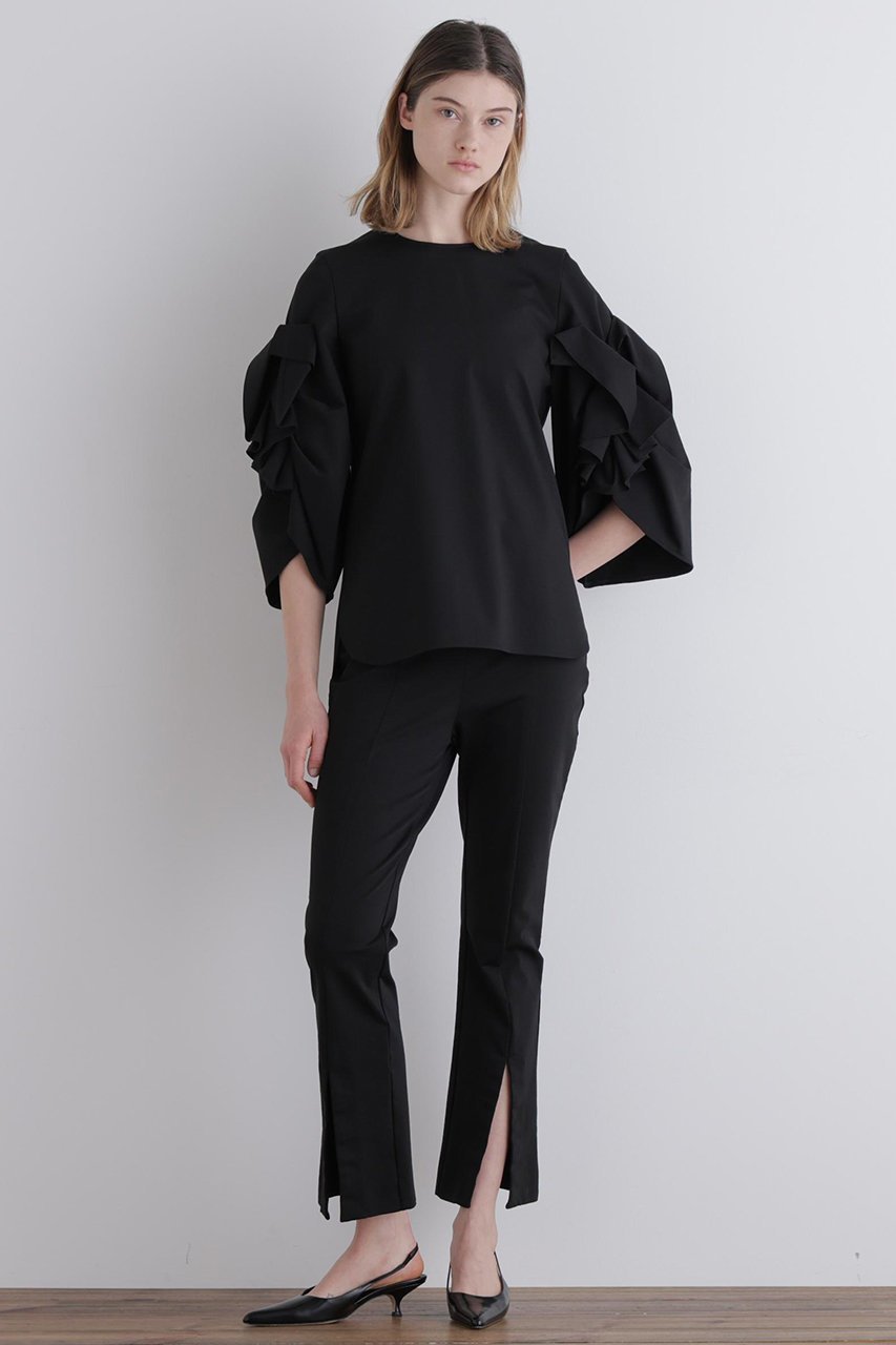 【ル フィル/LE PHIL】のハイストレッチポンチカットソー 人気、トレンドファッション・服の通販 founy(ファニー) 　ファッション　Fashion　レディースファッション　Fashion for Women　トップス・カットソー　Cut & Sew Tops　シャツ・ブラウス・オフィスカジュアル　Elegant Blouses & Button-Ups　ロングTシャツ・Tシャツ　Longline T-Shirts & Tees　カットソー・ベーシックTシャツ　Cut-and-Sewn Tops / Stretch Tees & Basics　おすすめ　Recommended / Our Picks　ショート　Short, Short Length　スリーブ　Sleeve, Long Sleeve / Short Sleeve　セットアップ　Set-Up, Coordinated Outfit　マニッシュ　Mannish, Boyish　モチーフ　Motif, Design Theme　定番　Standard, Basic Item　other-3|ID: prp329100004899409 ipo3291000000036656672