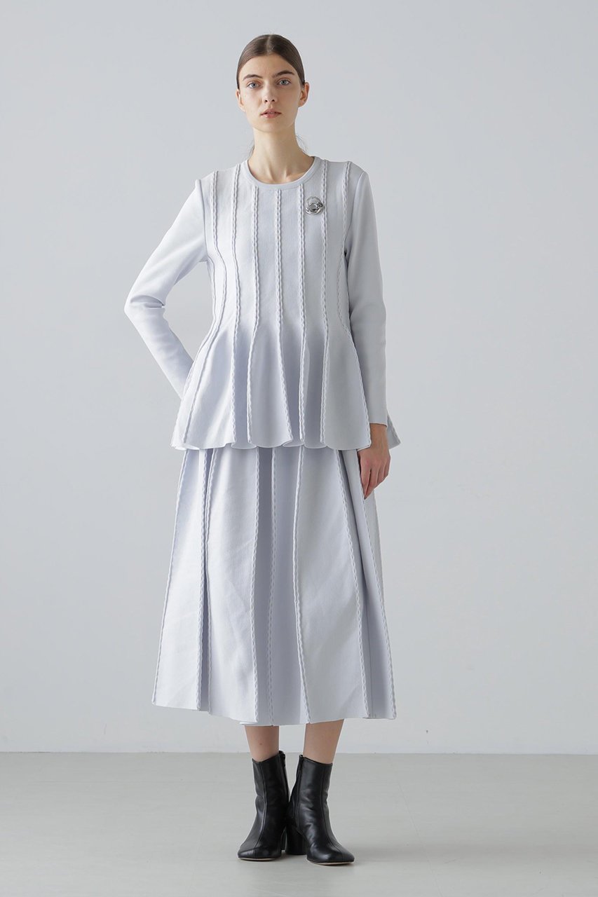 【アドーア/ADORE】のアルチザンニットスカート 大人の最旬トレンドファッション＆コーディネート founy(ファウニー) 　ファッション　Fashion　レディースファッション　Fashion for Women　スカート　Skirts　ロングスカート　Long Skirts / Maxi & Midi Skirts　おすすめ　Recommended / Our Picks　セットアップ　Set-Up, Coordinated Outfit　フォルム　Silhouette, Form　ロング　Long, Long-Length　other-2|ID: prp329100004899411 ipo3291000000037174705